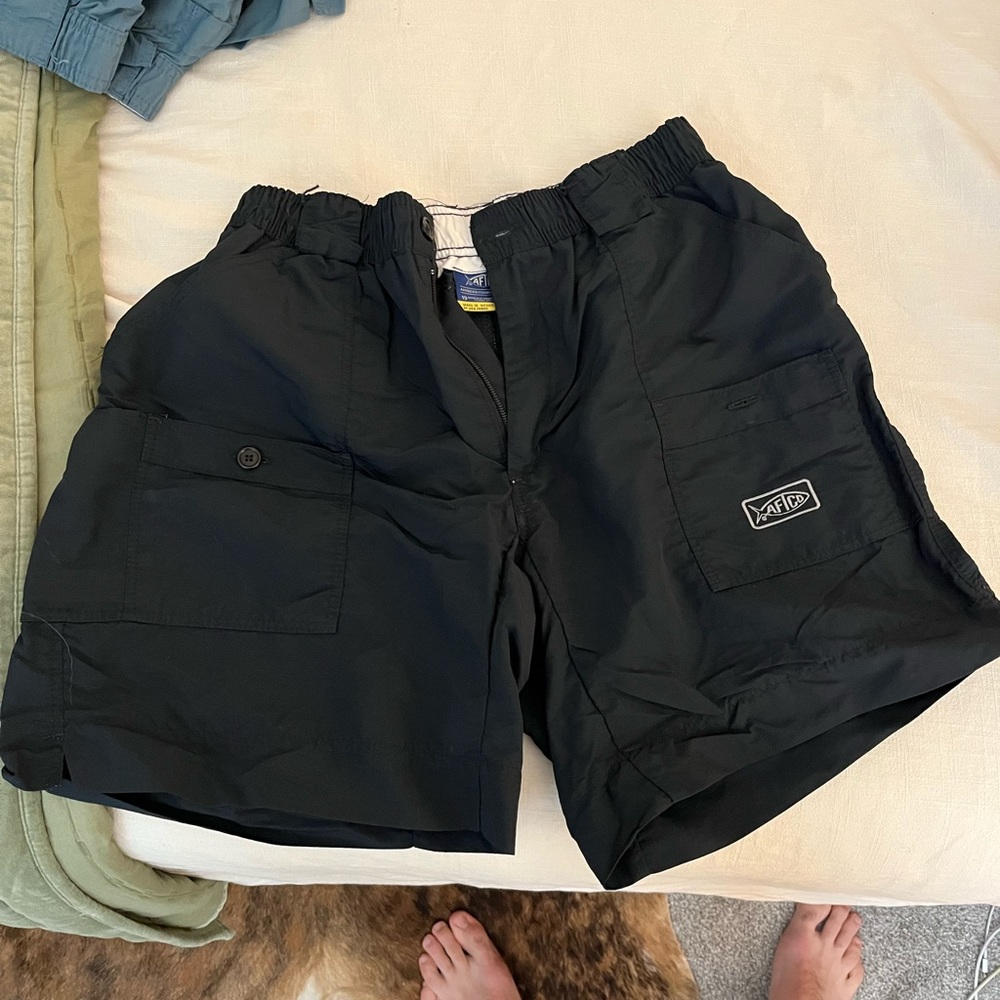 Aftco Black Shorts (Long) size 32 - Picture 2 of 4